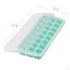 Ice Cube Tray Press Trays for Freezer Chocolate Chilled Drinks Juice 24 Grids pink