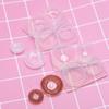 Practical Pendant Molds Plate/Bowl Shape Handmade Ornament Moulds Silicone Texture for Clay Wax and Resin Crafting