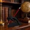 3D‑Printed Death Knight Pen Holder, Medieval Desktop Storage Organizer, Novelty Decorative Ornament for Desk