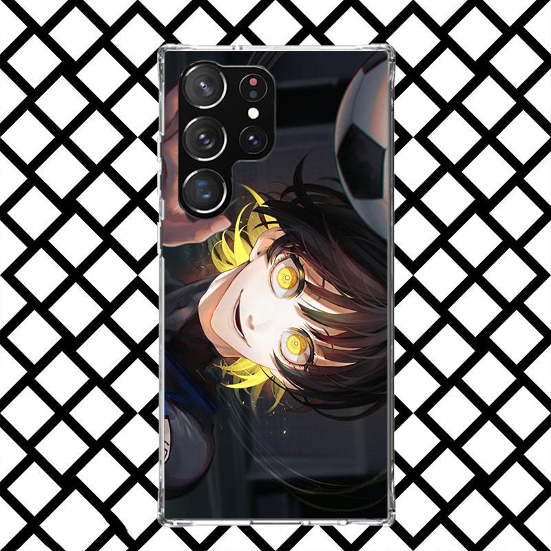 Blue Lock Bachira Meguru Phone Case for Samsung Galaxy S26 S25 Edge S24 S23 Ultra S22 Plus S21 FE S20 + Soft Cover Print Fundas