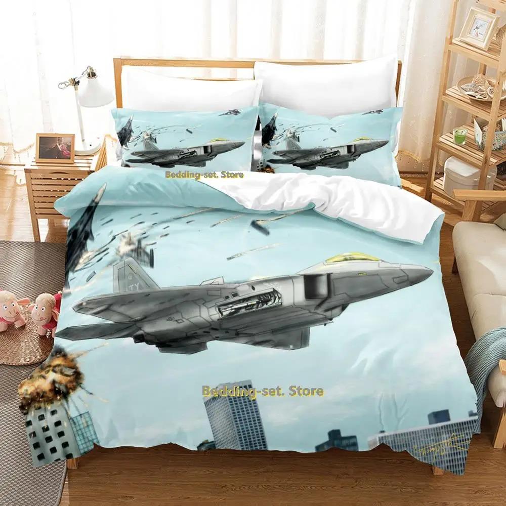 Spiel Ace Combat Bettwäscheset Einzelbett Twin Full Queen King Size Bettset Erwachsener Kind Schlafzimmer Bettbezugsets camas dormitorio