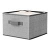 Portable Square Storage Bin Nonwoven Material No Odor Safe Family Use for Bedroom Bathroom Living Room Organization