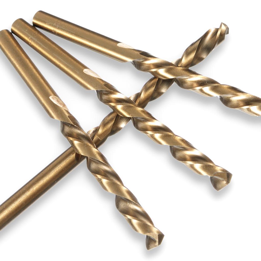 Round Shank Reduced Twist Drill Bits Cobalt HSS Hole Cutter Drilling Tool For Wood Iron Stainless Steel Aluminum Metal