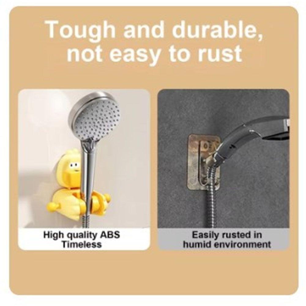 Reusable Cartoon Shower Head Holder Adjustable Angle Shower Bracket  Household