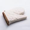 Small Pure Cotton Heat-Resistant Oven Gloves - Thick, White Insulated Baking Mitts