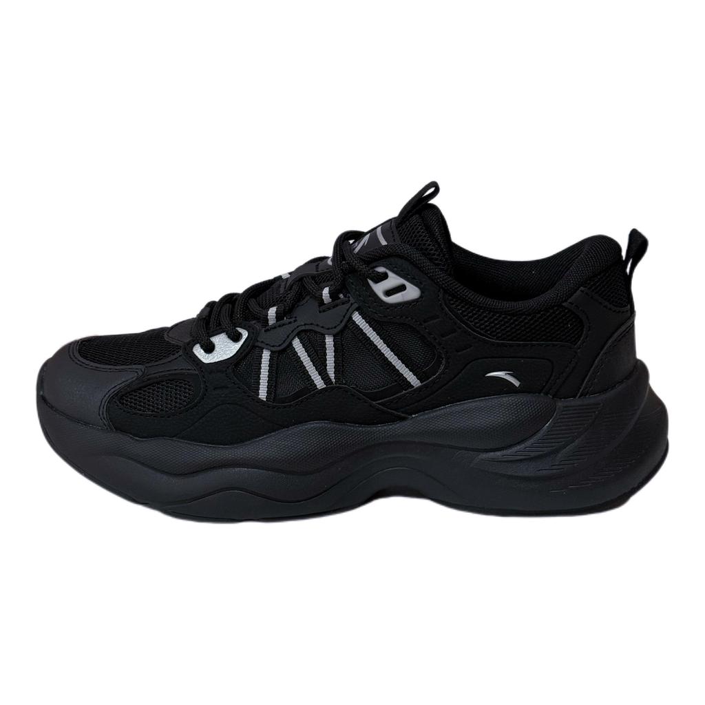 Anta PG Lifestyle Sports Fashion Versatile Comfortable Breathable Low-Top Casual Dad Shoes Kids sneaker Silver Black 122628840R-1