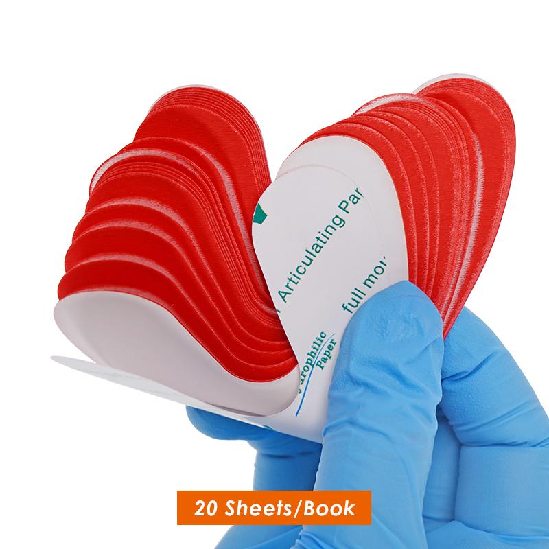 120 Stück/Box Dental Artikulationspapier Y-Form Ganzmund Artikulation Okklusionspapier Zahnaufhellung Zahnmedizinische Materialien Werkzeug
