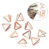 20PCS Mini Paperclip Iron Wire Triangle Portable Business Card Holder File Notebook Clip