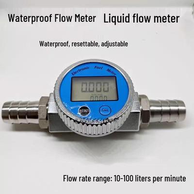 Electronic Digital Display Turbine Liquid Flow Meter for Diesel, Gasoline, Methanol, and Tap Water