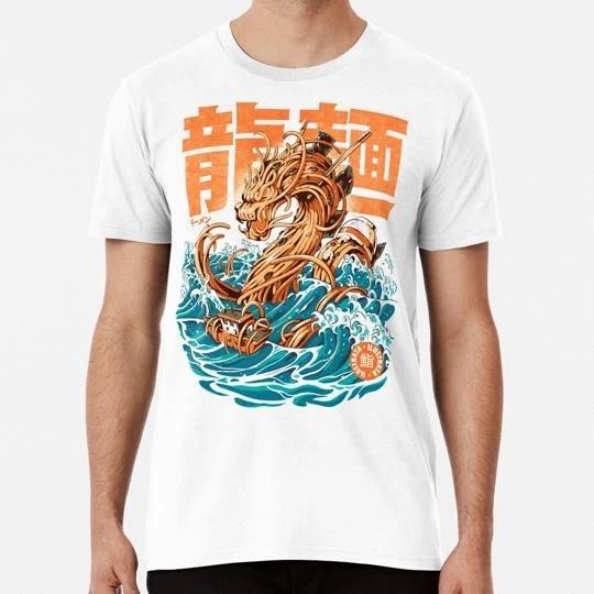 Great Ramen Dragon Off Kanagawa Size S to 5XL Made in the USA T-shirt L