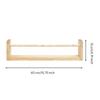 Wall-Mounted Wooden Storage Shelf Child-Friendly Wall with Bead