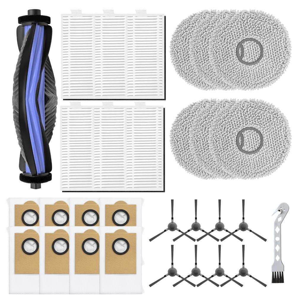 Main Brush Robot Vacuum Kit Side Brush Microfiber Mop Cloth