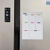 Abwischbarer Wochenplan Zeitplan Kalender Weichmagnetischer Kühlschrankaufkleber Whiteboard Memotafel Kühlschrankmagnet