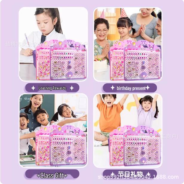 Kuromi Kids' Nail Polish & Manicure Sticker Gift Set