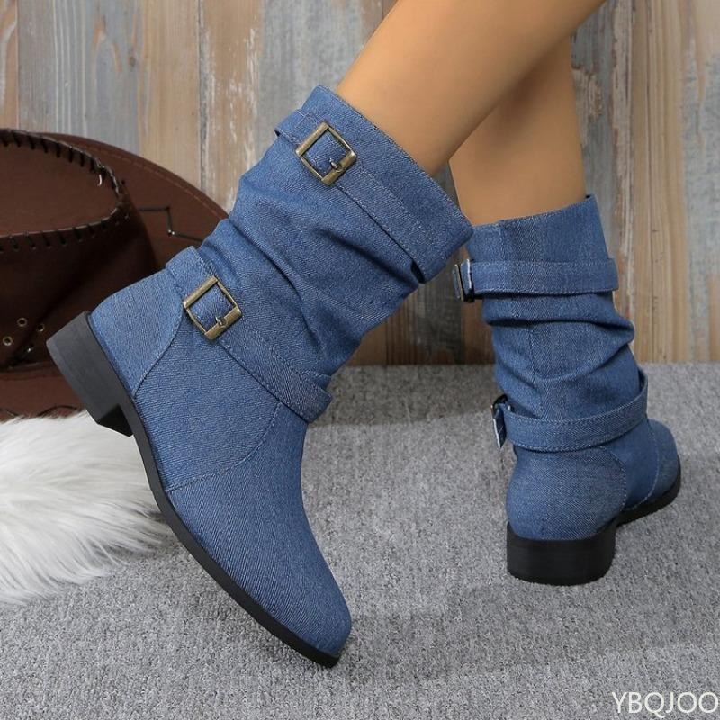Fashion Women's autumn winter new fashion boots are comfortable versatile suitable daily leisure non slip wear-resistant women's shoes