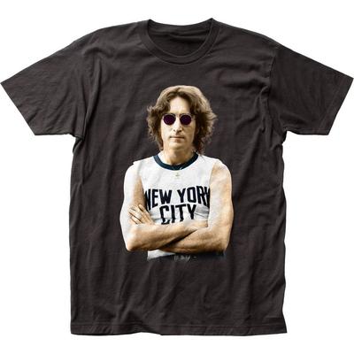 John Lennon Barva Pánské Tričko Hudba Klasický Koncert Rocková Kapela Tričko Nové Černé Unisex Tričko