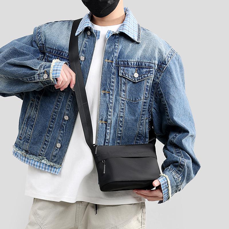 Trendy Men's Crossbody Shoulder Bag: Large-Capacity Sports & Travel Backpack