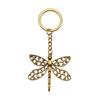 Breloc cu Charm Libelulă și Albină Pandantive Fluture Inel pentru Chei Inel de 28mm