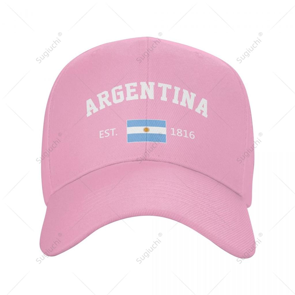 Unisex Baseball Cap Argentina EST Independence Day Wild Sun Shade Peaked Adjustable Outdoor Caps for Unisex Women