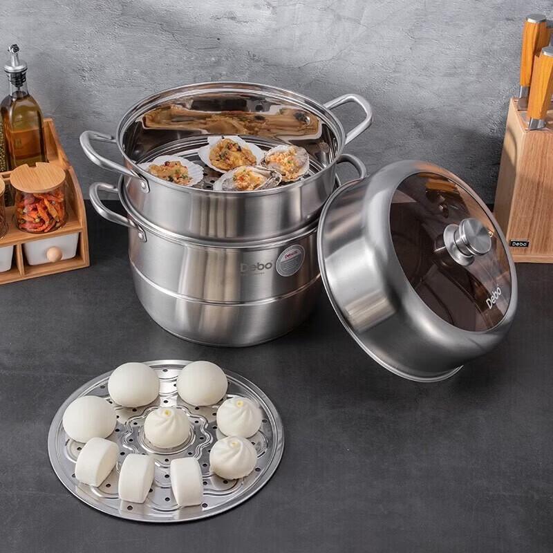 

Debo DEP-575 Margret 304 Stainless Steel 32cm Steamer Pot