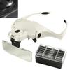 Zmart Eyeglasses Head Magnifier 1.0X 1.5X 2.0X 2.5X 3.5X with LED