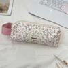 Floral Pattern Tote Pencil Case With Large Capacity For Students And Office Use