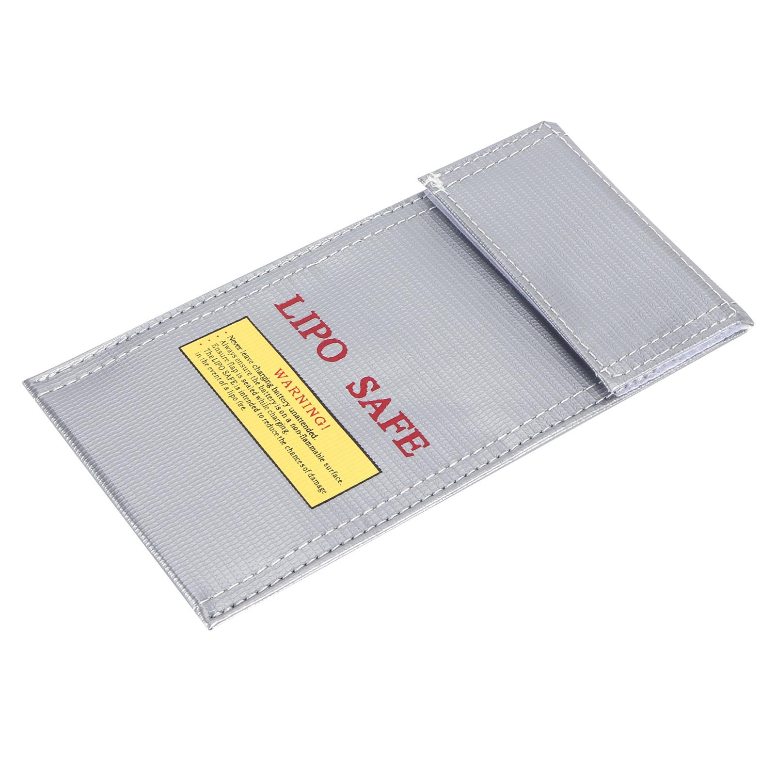 

Безопасный пакет для литий-ионных аккумуляторов Огнеупорный Взрывозащищенный Защитный пакет для хранения 10x20 см