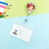 transparent Plastic Doctor Nurse ID Card Sleeve Badge Card Cover Retractable Badge Card Holder cover Protector