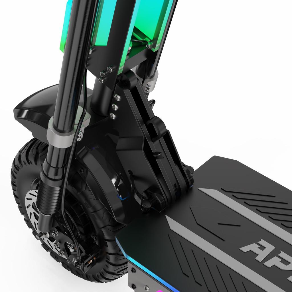 APEF-FOX T90 Ultra Electric Scooter Dual 5000W Peak Motors 72V 40Ah Battery 13 Inch Off Road Tires 44.7N·m Torque