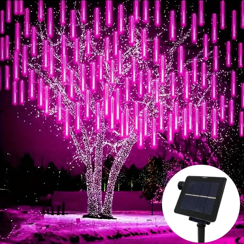 Festoon LED Meteor Shower String Light Christmas Wedding Party Solar Garland Lamp Summer Garden Decoration Solar Outdoor Lights