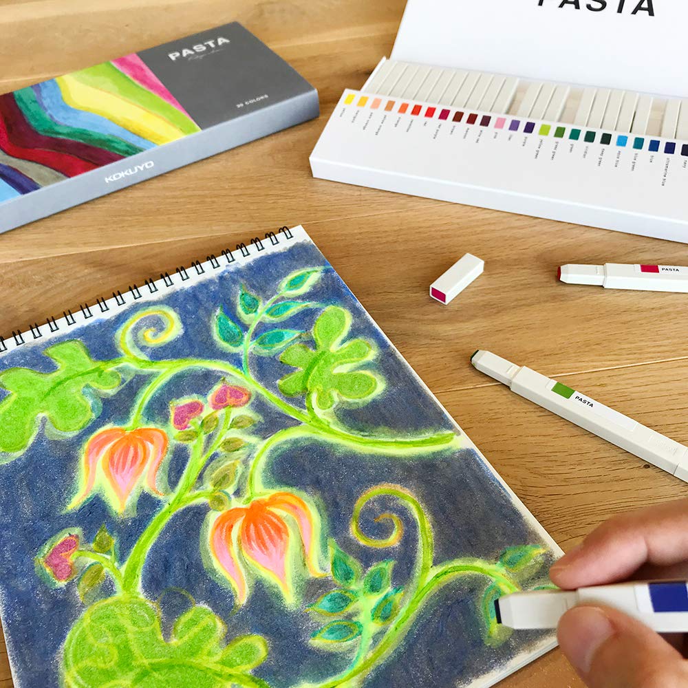 KOKUYO Graphic Marker PASTA Pasta 30 Color Set Water-based KE-SP15-30