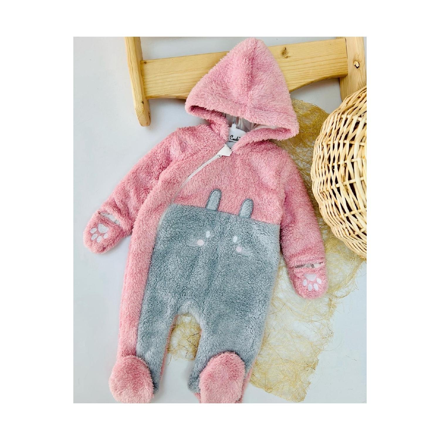 

Зимний комбинезон Welsoft Astronaut с капюшоном для маленьких девочек 3 Ay розовый