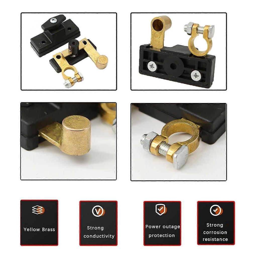 Battery Disconnect Switch,for 12V / 24V 250/1000 Amps,Lsolator Power Cutoff
