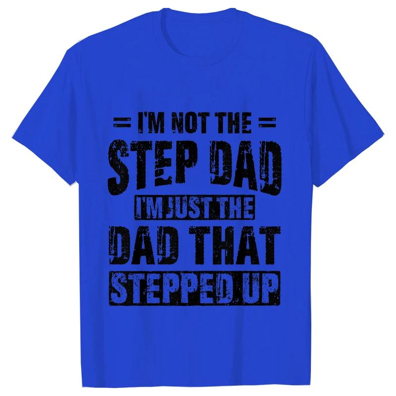 Bonus Dad Men's T-shirts Clothes Step Dad Tee Shirt Homme Birthday Tee Tshirts Short Sleeve O-neck Clothing for Men Tops