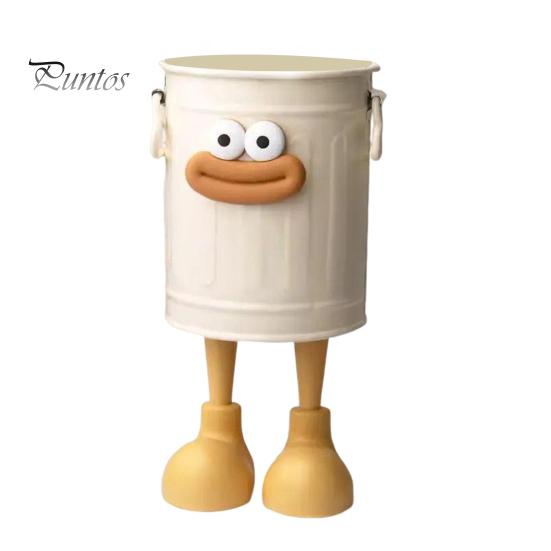 Cartoon Pen Holder Round Vertical Pencil Holder for Office Home Study Desktop Accessories Storage Organizer for Pens Erasers Crayons