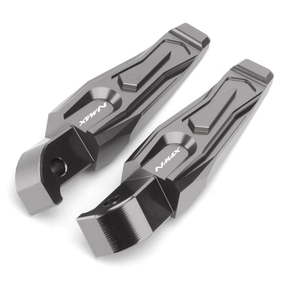 

Moto Accessories CNC Rear Passenger Foot Rests Pegs Footrests For YAMAHA NMAX155 Nmax 155 125 2015 2016 2017 2018 сірий