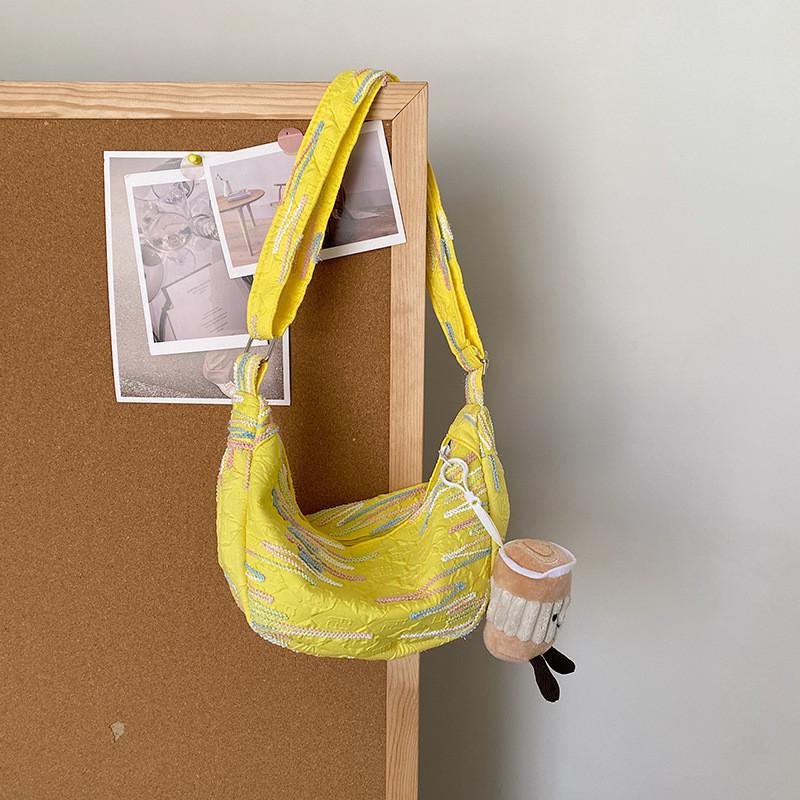 Chic And Fashionable Shoulder Dumpling Bag With Durable Composite Material For Trendsetters