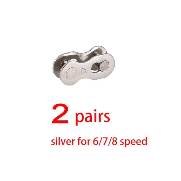 

6/7/8 Speed Universal Bicycle Chain Connector Mountain Road Bike Chain Quick Link Connecting Master Cycling Part