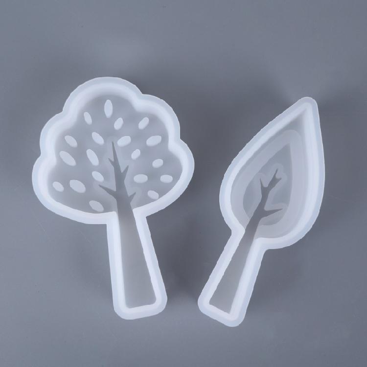Gypsum Candle Silicone Molds for DIY Plasters Concrete Small Trees Resin Mould