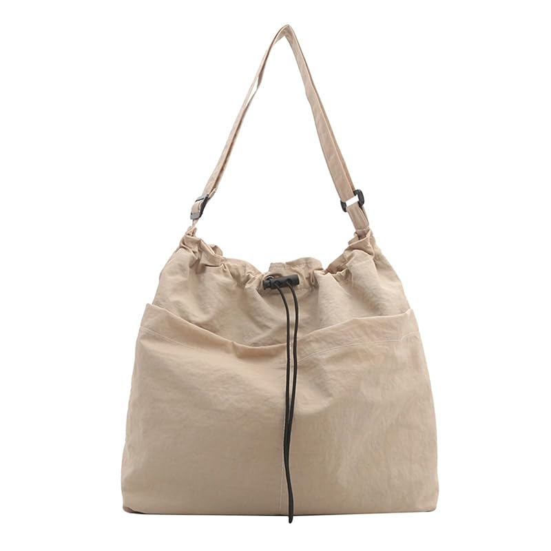 

[Niliv] tote bag canvas large capacity shoulder bag canvas tote a4 ladies men s Plain color With magnetic hook commute Commuting to school Crossbody