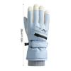 Ski Gloves Winter Warm Touchscreen Waterproof Snowboard Riding Gloves With Thick Fleece Lining Anti-Slip for Women Men 1 Pair