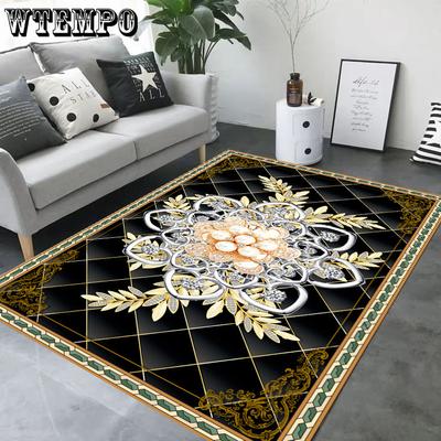 3D koberec Nordic Flowers pro domácí obývací pokoj Ložnice Pohovka Rohožka Dekor Hrací plocha Koberec Protiskluzová podložka na podlahu
