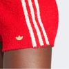 adidas Originals Premium Full Fashioned Side Stripe Elastic Waist Knitted Casual Shorts Women Shorts Red IX0941