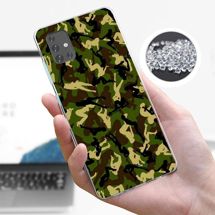 Camouflage Military Cover Phone Case For Samsung Galaxy A12 A22 A32 A52 A72 A02S Phone Case Note 20 Ultra 10 S10 Plus A51 A71 A5