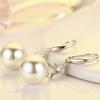 Cat's Eye Stone Imitation Tassel Earrings for Women Fashion Trendy Jewelry Pearl Short Earrings Jewelry Anti-allergic