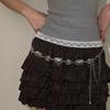 Lady Ethnic Patterns Waist Chain for Banquets Woman Skirt Dress Body Waist Chain
