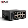 Dahua Industrial 8-Port 100M Rail Ethernet Switch CN plug (adapter included)
