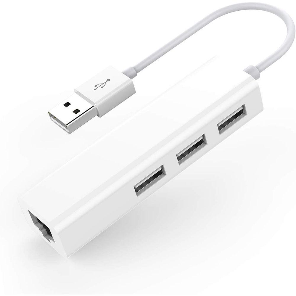 

Сетевая карта USB Ethernet 3 порта высокоскоростной USB 2.0 к RJ45 концентратор 10/100 Ethernet адаптер бесплатный драйвер USB концентратор LAN для Macbook Win