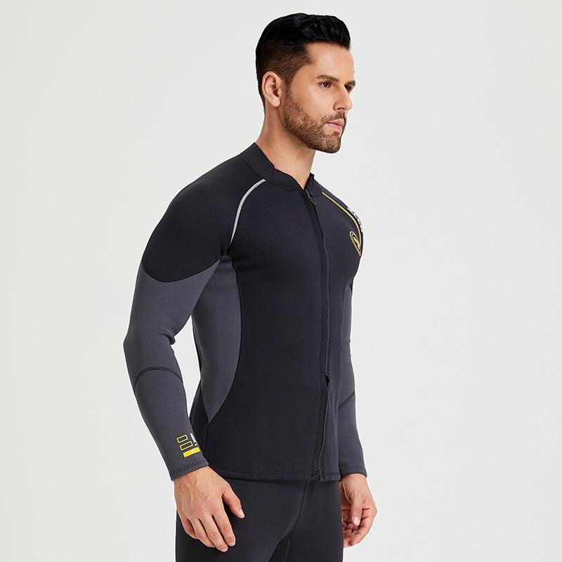 3Mm Wetsuit Men's Split Wetsuit Cold-proof Warm Top Pants Snorkeling Surfing Winter Swimsuit