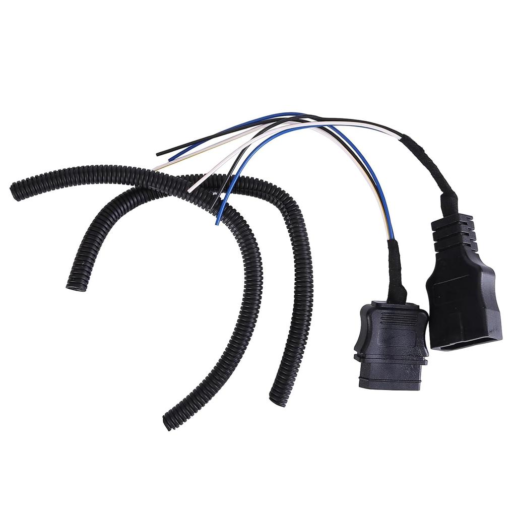 3 Pin Low and Truck Side Wiring Harness 3 Plug Repair End Set Compatible for Western Fisher Snow Plow Side Control Wire Harness Kit 27063 26359